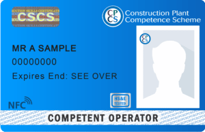 Cpcs Competent Operator Blue Card