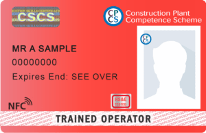 Cpcs Trained Operator Red Card