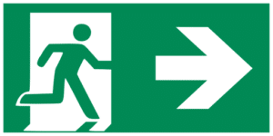 E002 Emergency Exit Right Hand