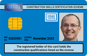 Blue Cscs Card