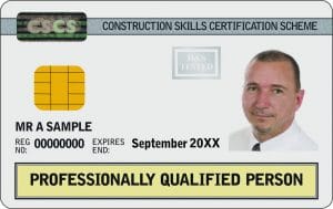 Cscs White Card Professionally Qualified Person